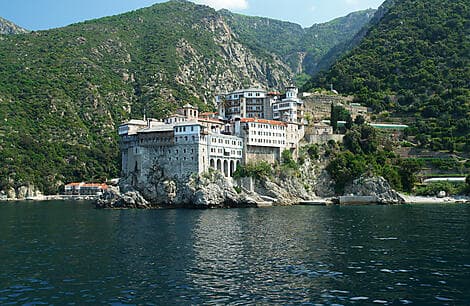 5 Nov 26 - Sailing along Mount Athos