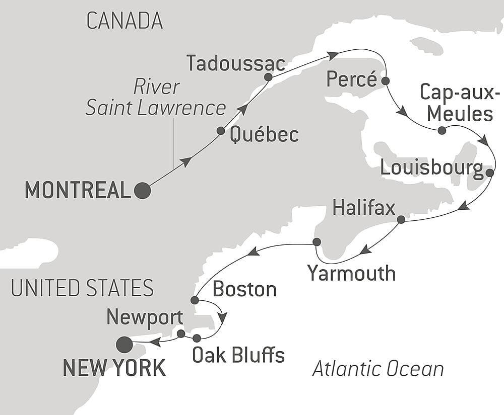 From Québec to the Big Apple: nature & remarkable cities null