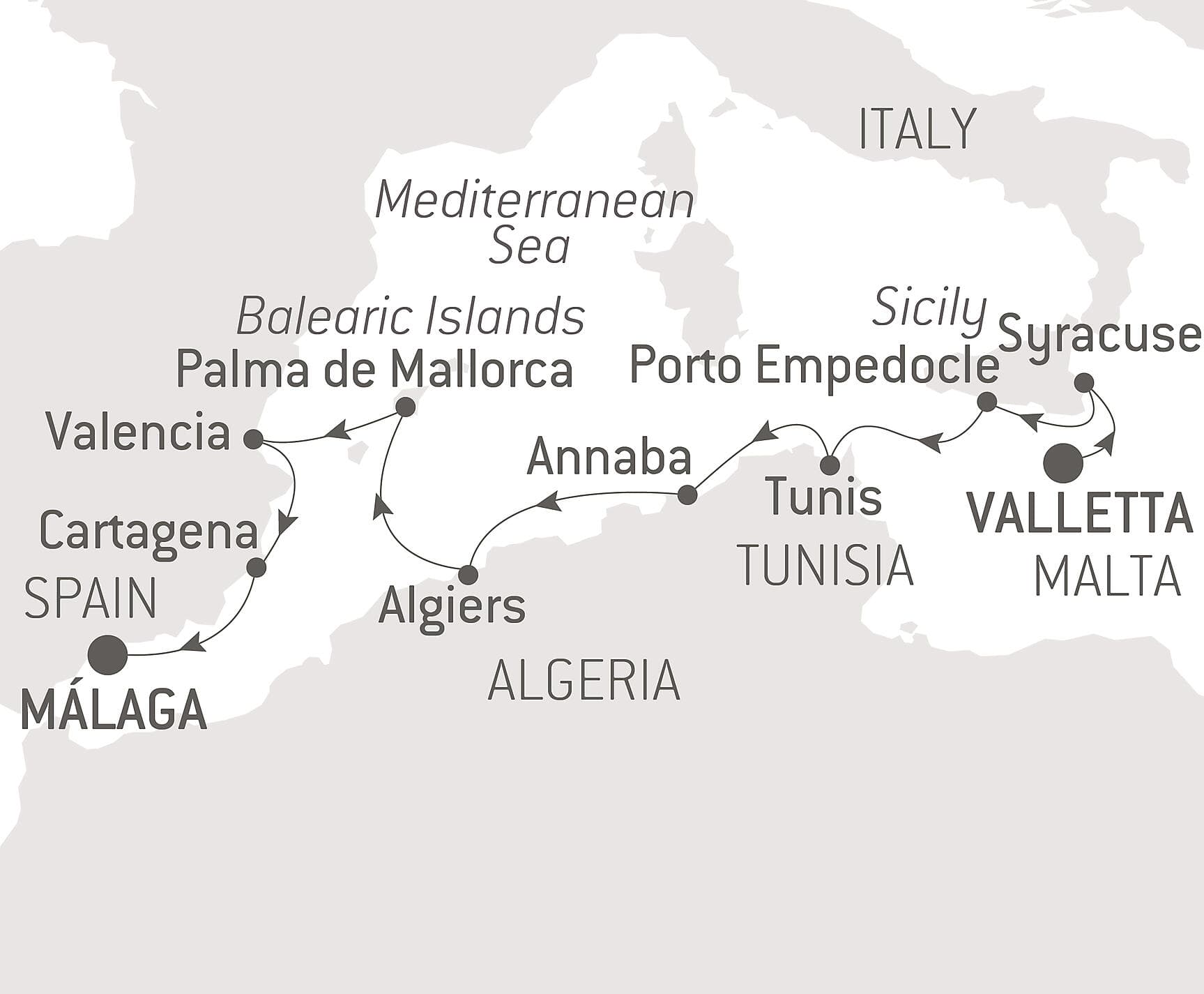Ancient shores of the Mediterranean