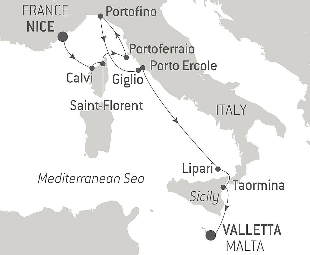 Isle of Beauty, Italian shores & Malta