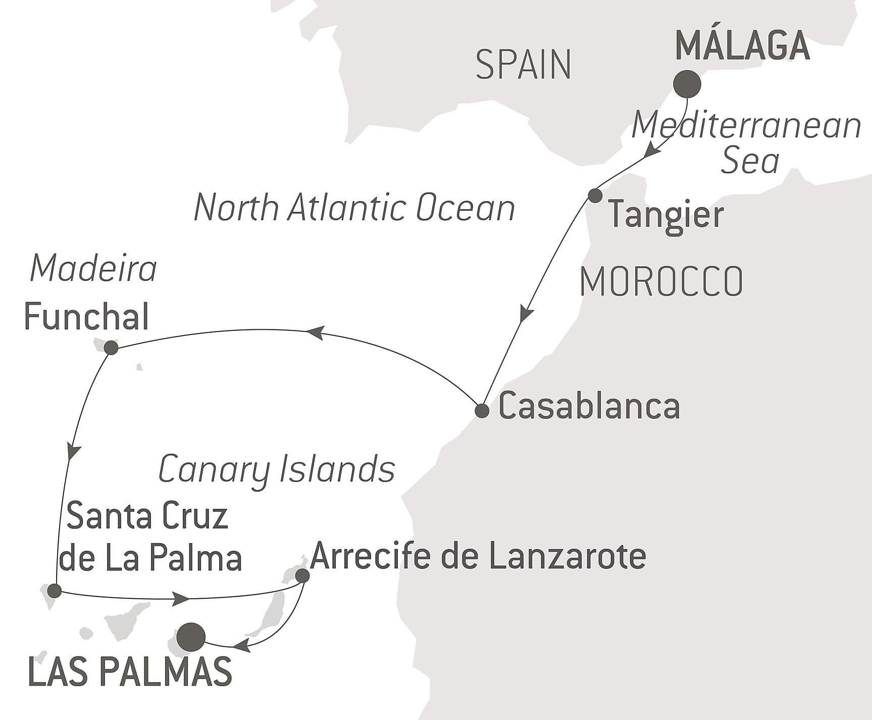 Atlantic Odyssey from the Iberian Peninsula to the Canary Islands