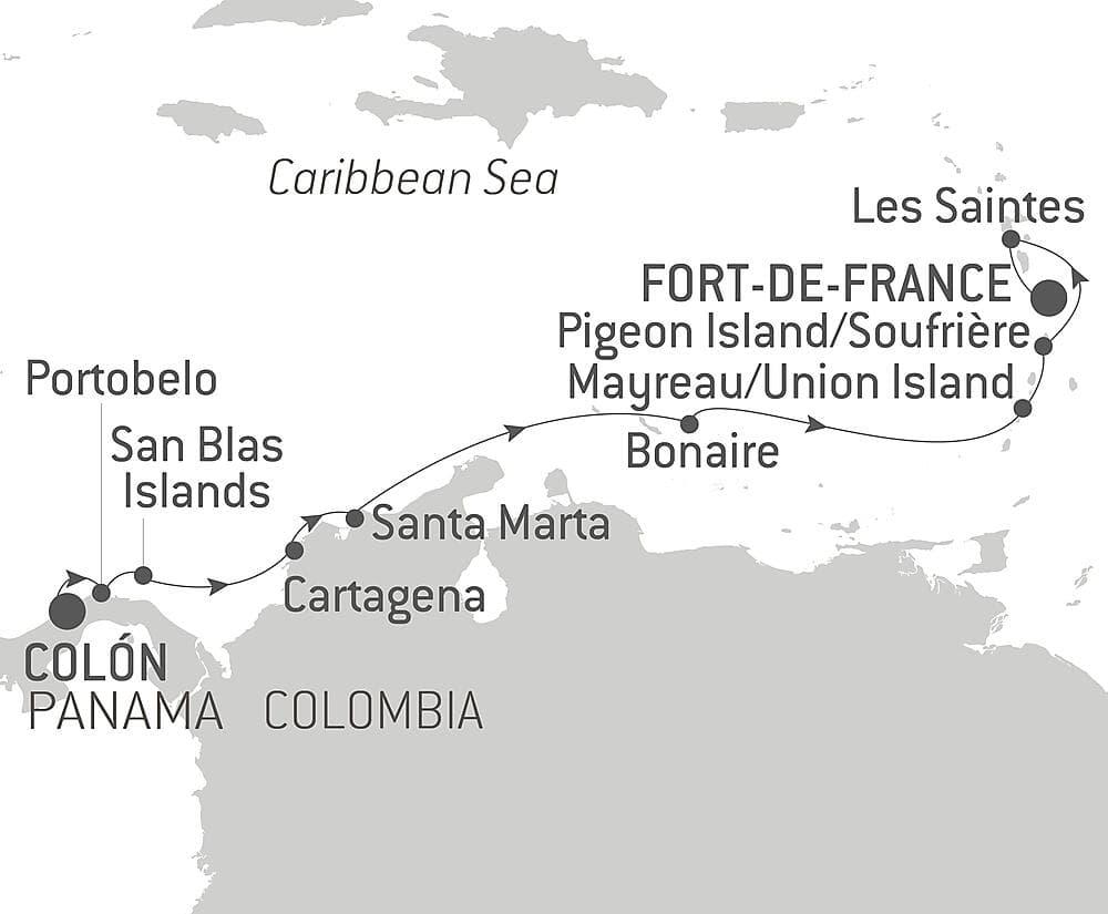 Panama, Colombia & Caribbean Islands