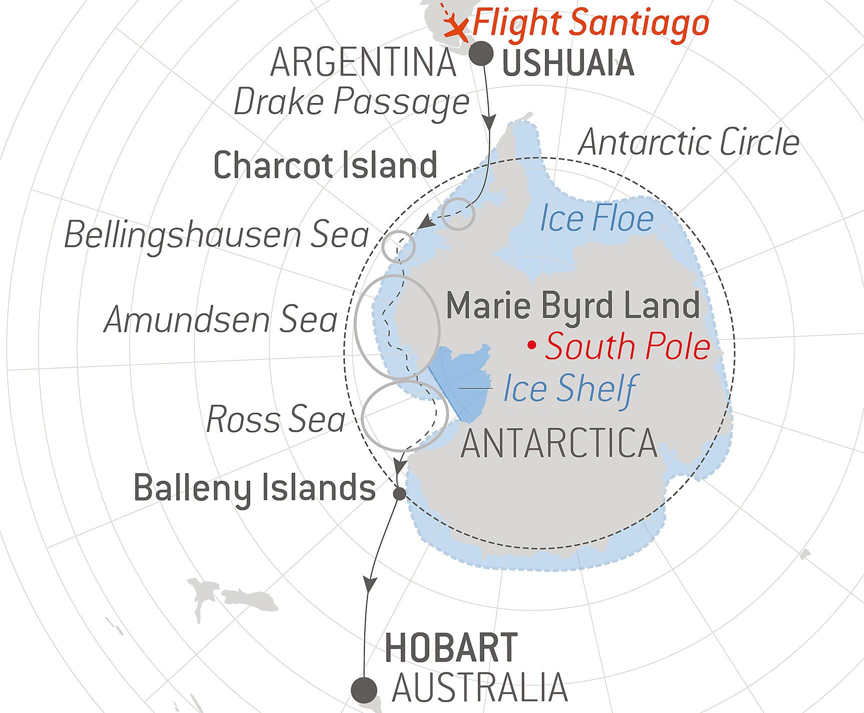 Unexplored Antarctica between Two Continents
