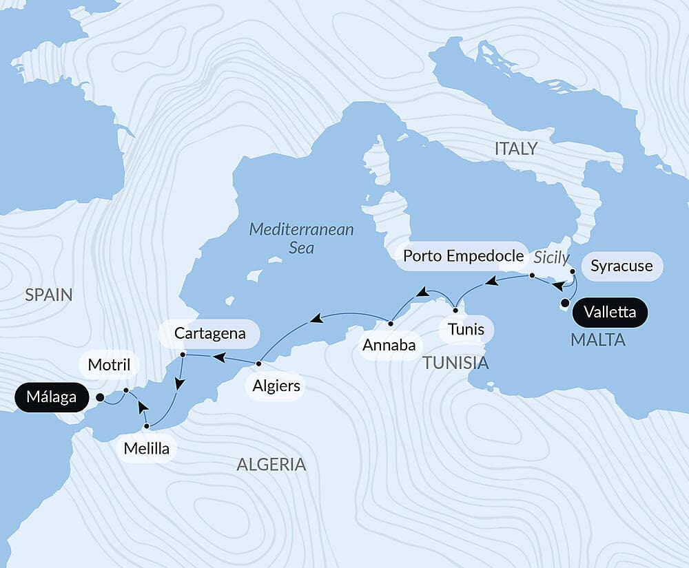 Ancient shores of the Mediterranean