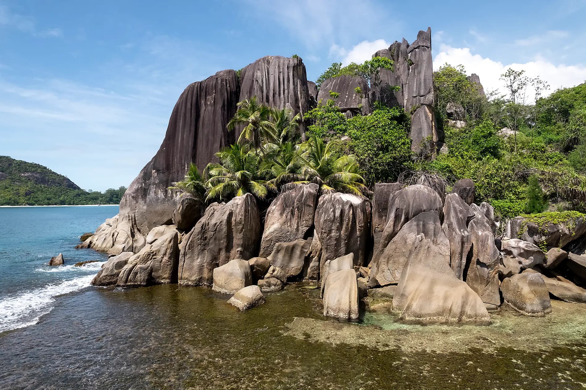 The Seychelles, under sail aboard the Spirit of Ponant  