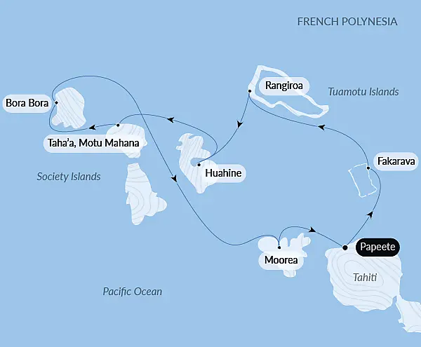 Society Islands & The Tuamotus
