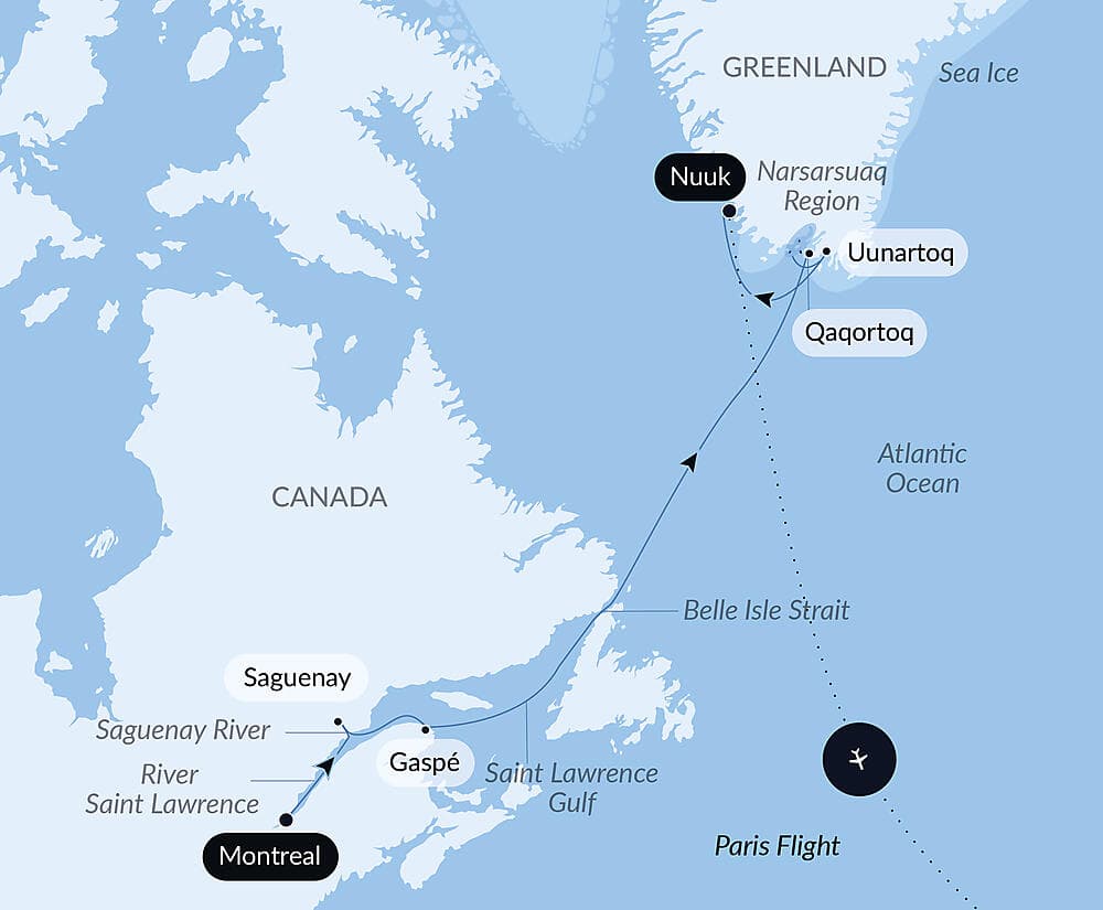 From the St Lawrence to Greenland, the Last Moments of Winter