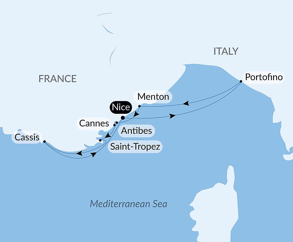 The French Riviera Under Le Ponant’s Sails null