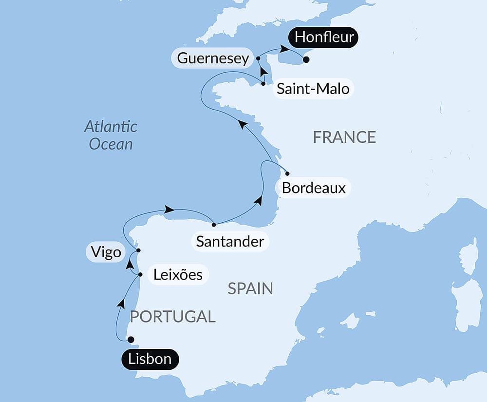 The Iberian Peninsula and Fortified cities of the Atlantic