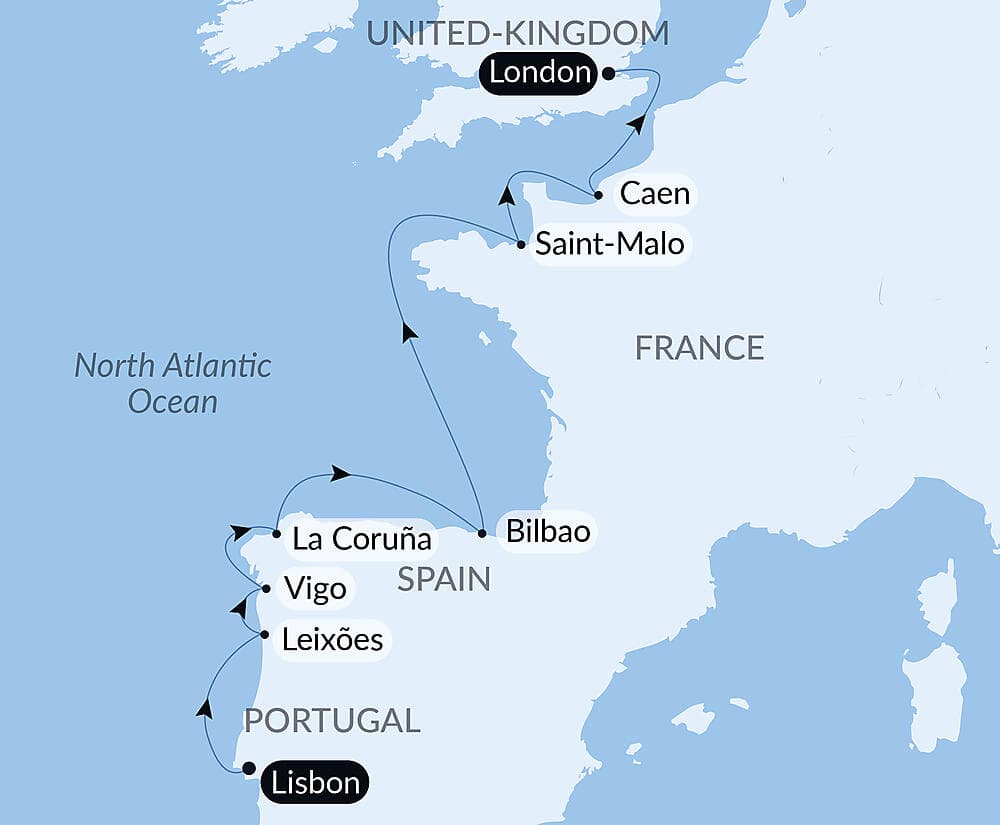 Lisbon to London: Cruising Europe's Western Shores – with Smithsonian Journeys