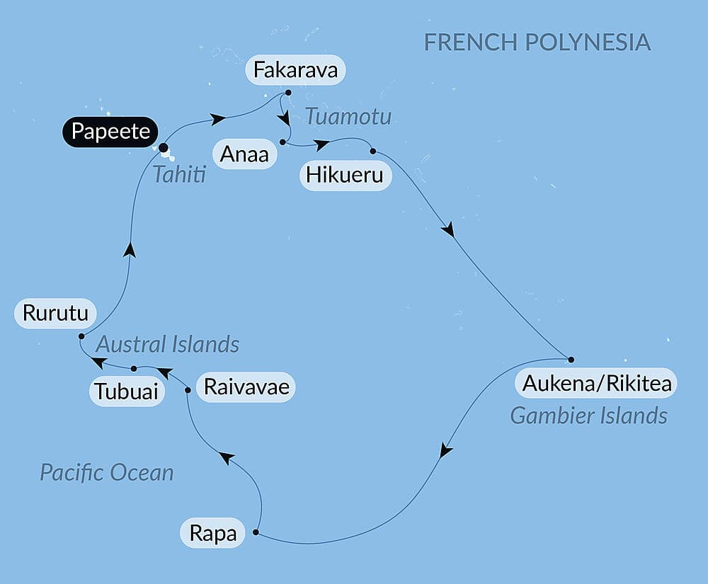 Secret Polynesia: Unexplored Tuamotu, the Gambier Islands and the Austral Islands