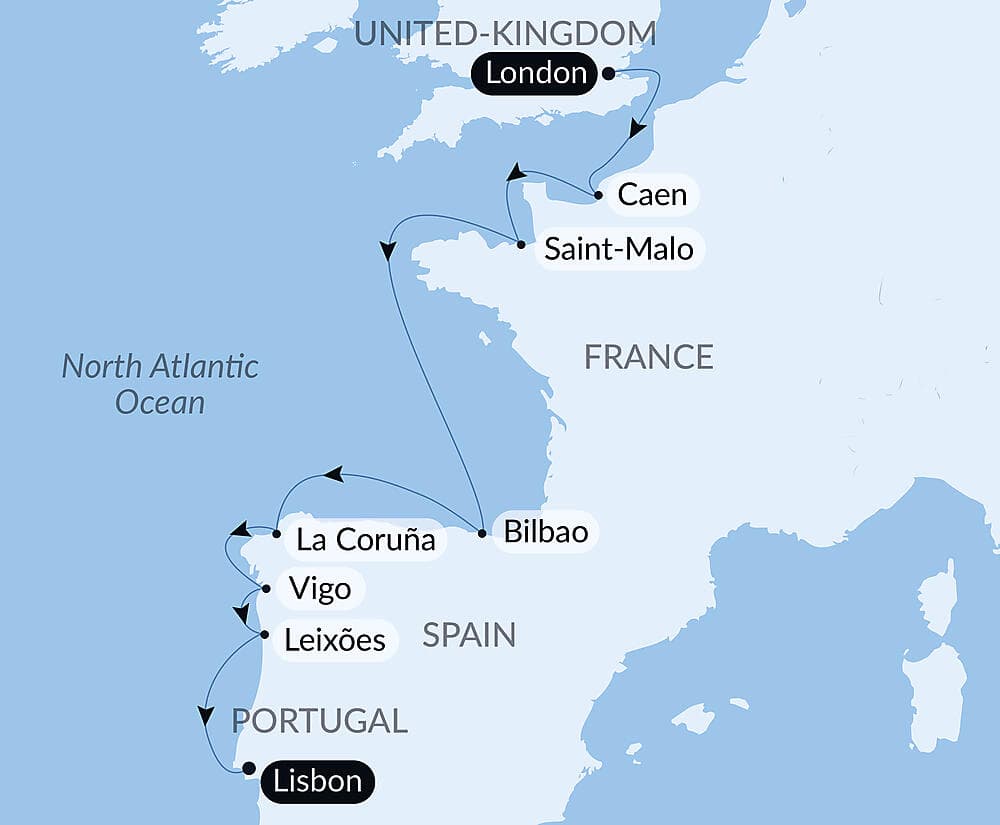 London to Lisbon: Cruising Europe's Western Shores – with Smithsonian Journeys