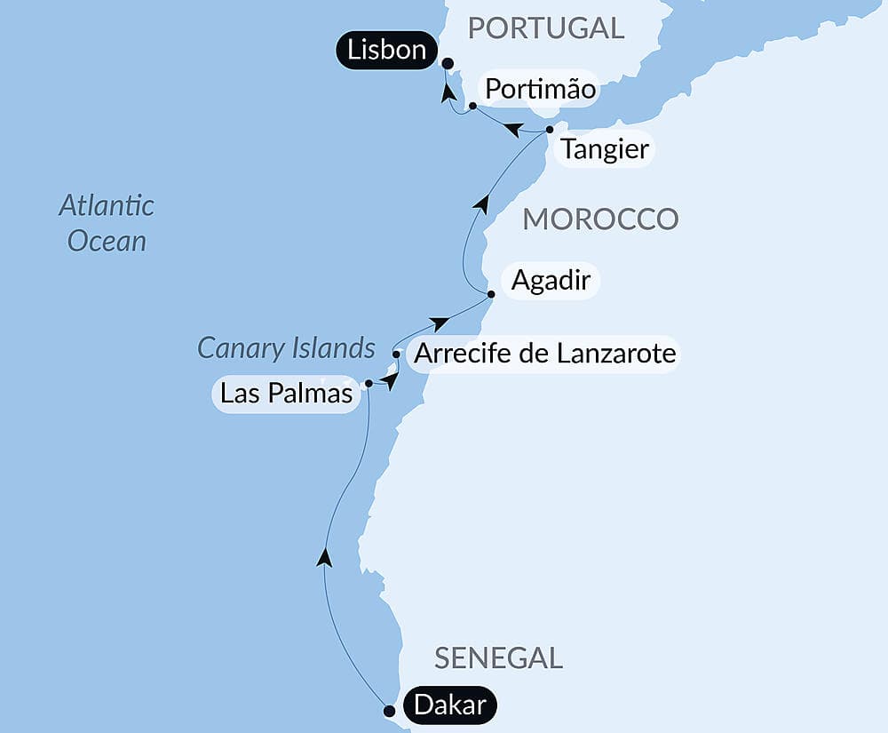 Canary Islands, Morocco and Portugal