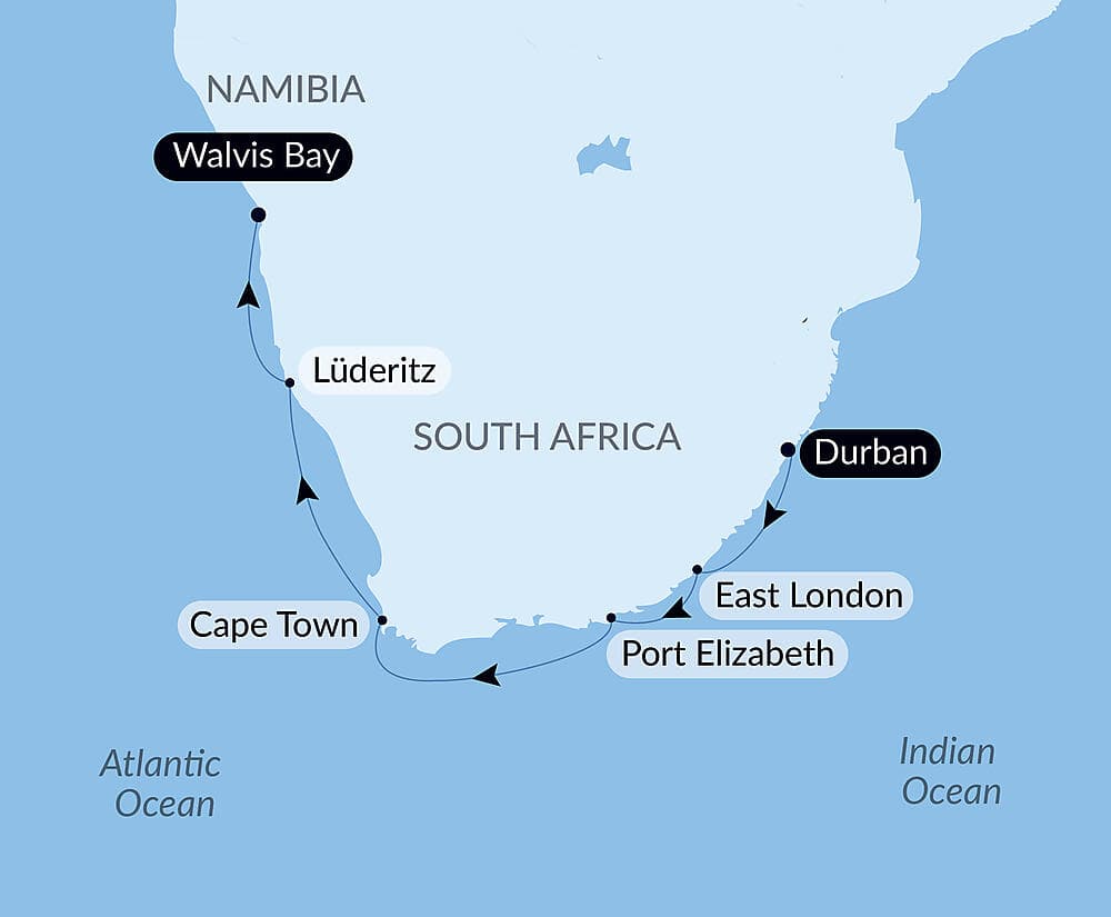 South Africa and Namibia by Sea: Around the Cape of Good Hope – with Smithsonian Journeys null