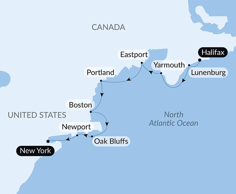 Charm and heritage of the North American shores null