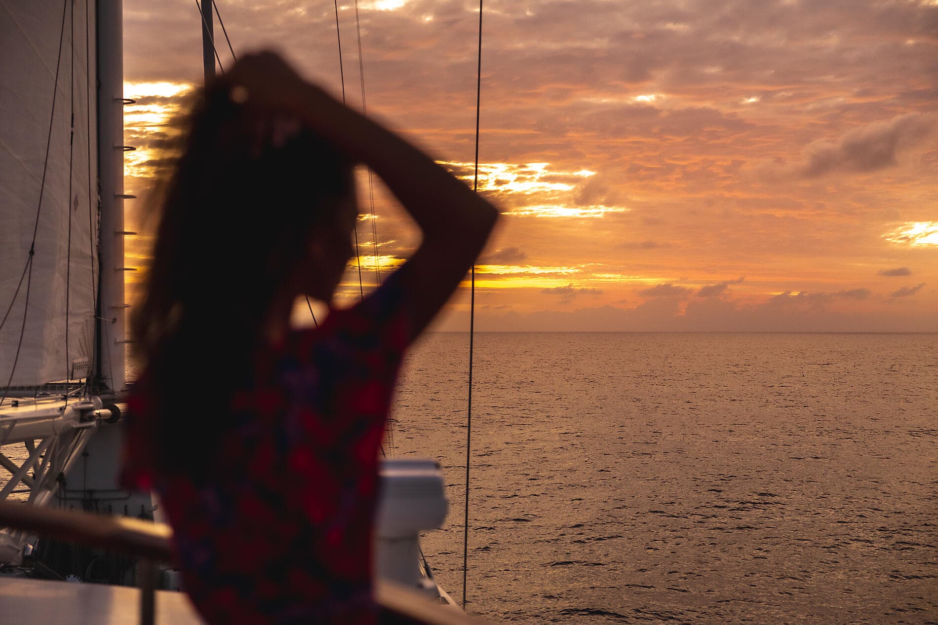 Reverie under sail in the heart of the Lesser Antilles