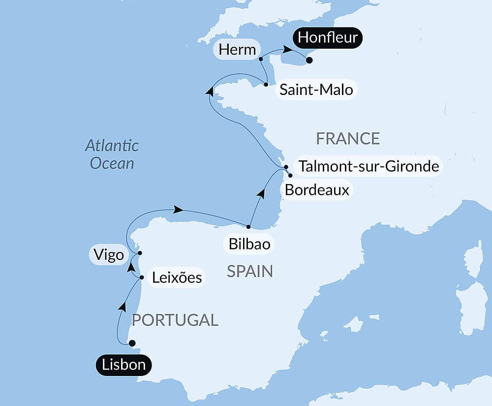 The Iberian Peninsula and Fortified cities of the Atlantic null