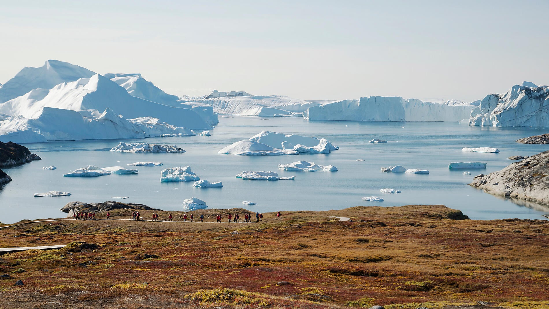 Disko Bay and Inuit villages Disko Bay and Inuit villages
