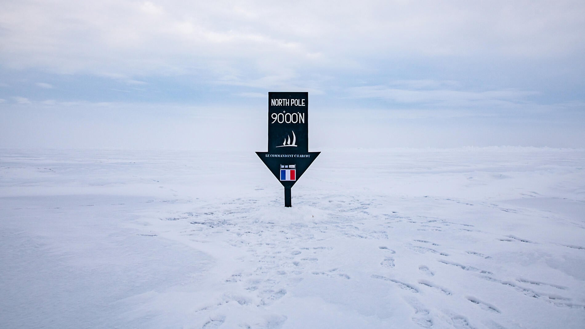 The Geographic North Pole and the east coast of Greenland The Geographic North Pole and the east coast of Greenland